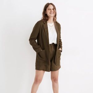 Madewell Linen Larsen Blazer